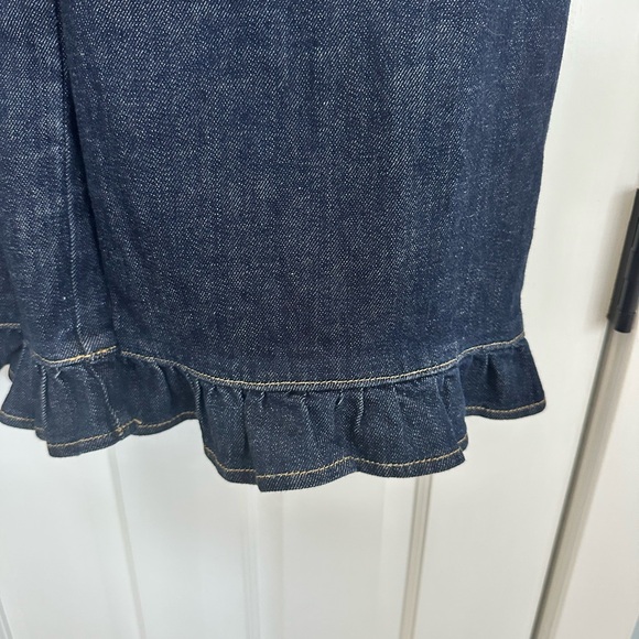Maeve Colette Ruffle Hem Crop Wide Leg Jeans size 26 - Picture 13 of 15